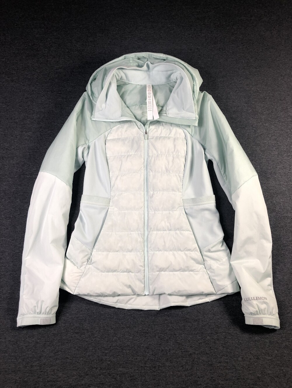 lululemon athletica Mint Hybrid Hooded Puffer Jacket NWOT